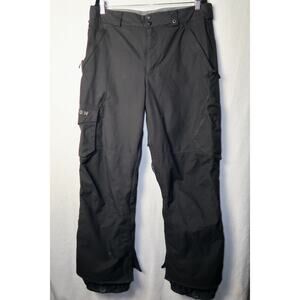 Burton Snowboarding Pants All Black Winter Streetwear Gorpcore Womans Medium